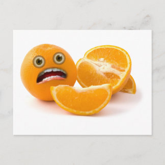 Postal ¡EEEK! Naranja de Stresout