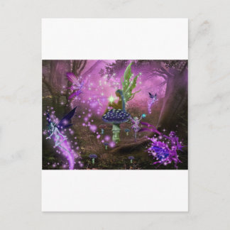 Postal Een fonkelend bos