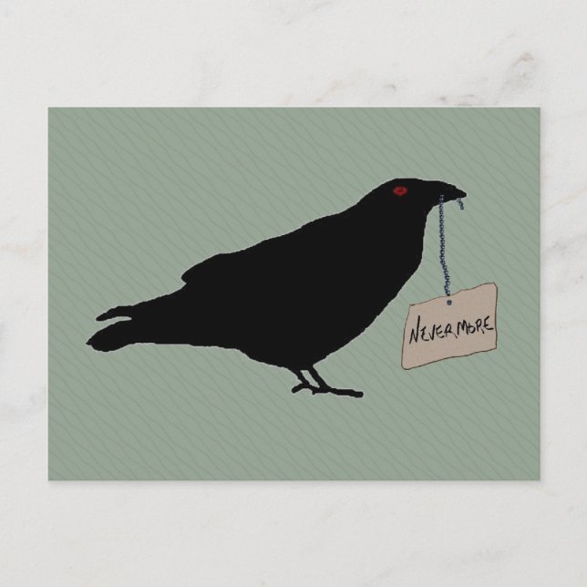 Postal Eerie Raven Postcard (Anverso)