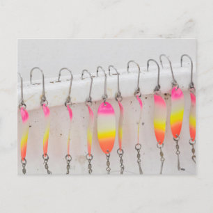 Postal EEUU, Alaska, Hoonah. Pesca comercial de salmón