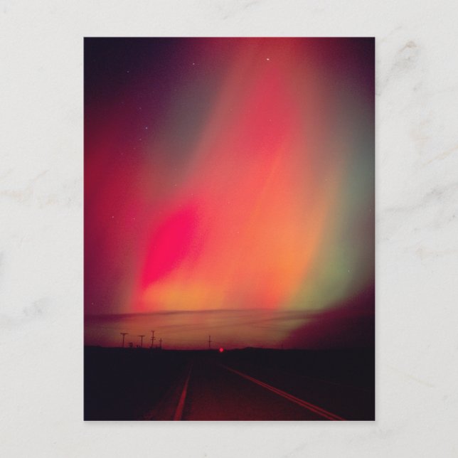 Postal EEUU, Idaho. Aurora borealis, luces del norte en (Anverso)