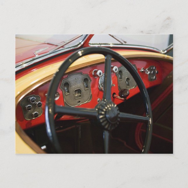 Postal EEUU, Indiana, Auburn: Auburn, Cord, Duesenberg 2 (Anverso)