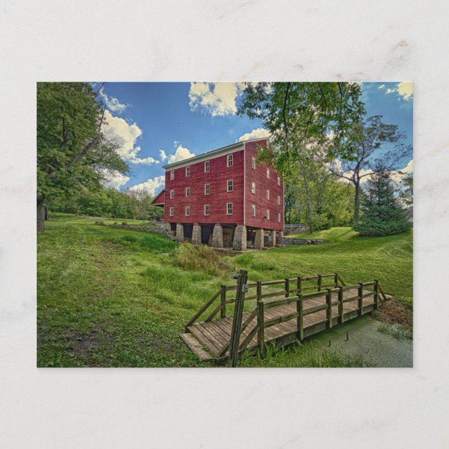 Postal EEUU, Indiana, Cutler. Adams Mill (Anverso)