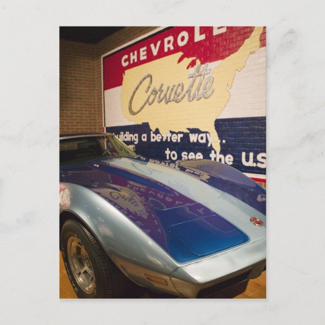 Postal EEUU, Kentucky, Bowling Green: Corvette Nacional 2 (Anverso)