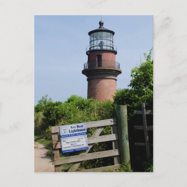 Postal EEUU, Massachusetts, Martha's Vineyard, Aquinnah. (Anverso)