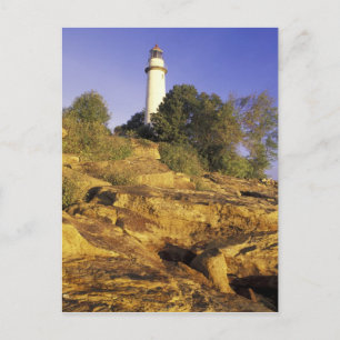 Postal EEUU, Michigan, Lago Huron. Pointe Aux Barques