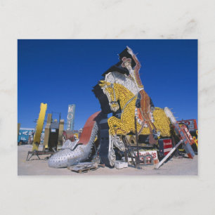Postal EEUU, Nevada, Las Vegas, carteles en el depósito d