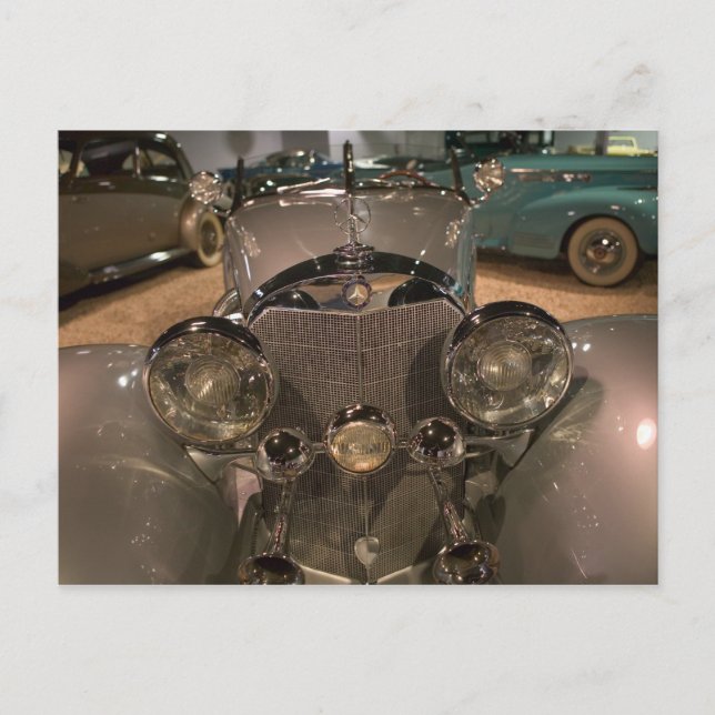Postal EEUU, Nevada_Reno: Museo Nacional del Automóvil 2 (Anverso)