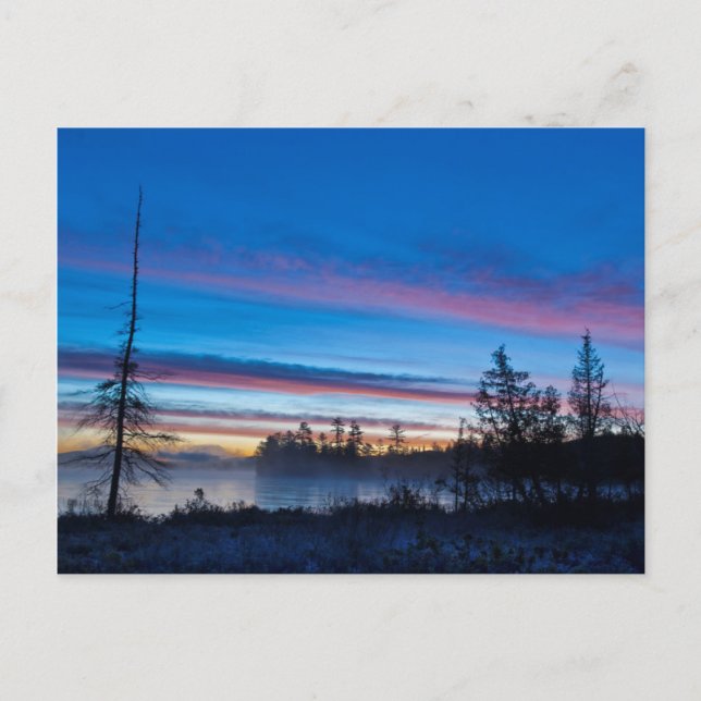 Postal EEUU, Nueva York, Montañas Adirondack (Anverso)