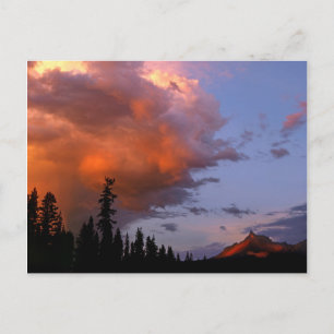 Postal EEUU, Oregón, Bosque Nacional Umpqua. Tormenta 2