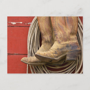 Postal EEUU, Oregón, Seneca, Ponderosa Ranch. Detalle