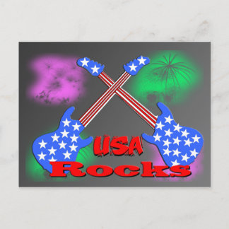 Postal EEUU Rocks 4