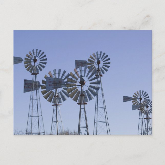 Postal EEUU, TEXAS, Lubbock: Centro Americano de Energía  (Anverso)