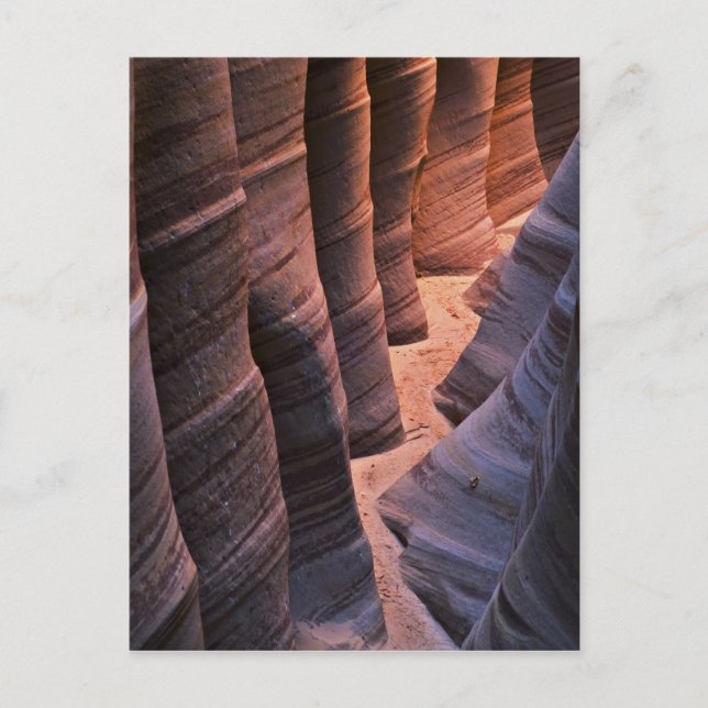 Postal EEUU, Utah, Escalante. Piedra arenisca repetitiva (Anverso)