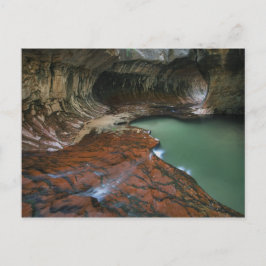 Postal EEUU, Utah, Parque Nacional Zion. Escena de 3