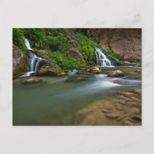 Postal EEUU, Utah, Parque Nacional Zion. La Virgen