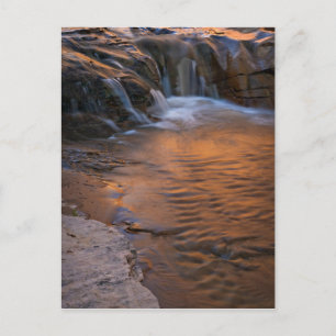 Postal EEUU, Utah, Salvaje Escalante. Cascada