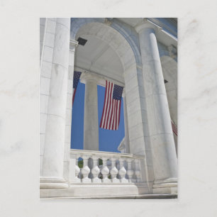 Postal EEUU, VA, Arlington. Las banderas estadounidenses 