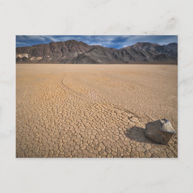 Postal EEUU, Valle de la Muerte, Rock en Playa (Anverso)