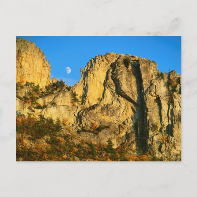 Postal EEUU, Virginia Occidental, Spruce Knob-Seneca Rock (Anverso)