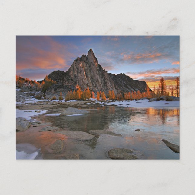 Postal EEUU, Washington, Montañas Cascade. Prusik (Anverso)