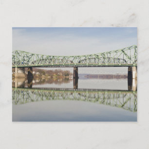 Postal EEUU, WV, Parkersburg. Parkersburg-Belpre