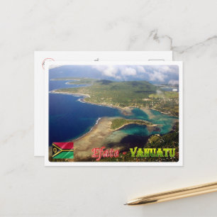 Postal EFate - Isla Erakor - Vista aérea - Vanuatu -