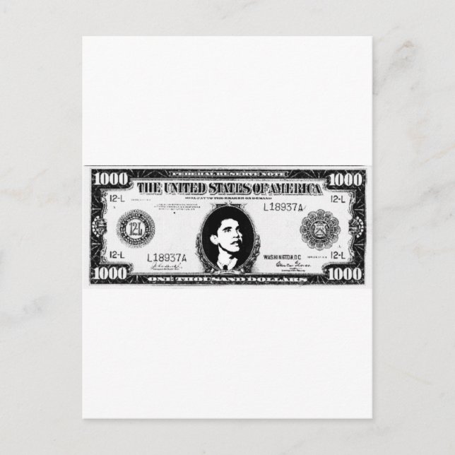 Postal Efectivo de Obama (Anverso)