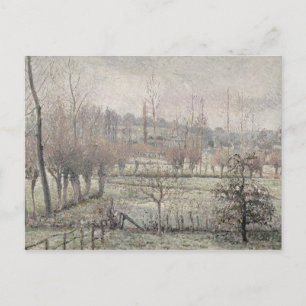 Postal Efecto de nieve en Eragny, 1894