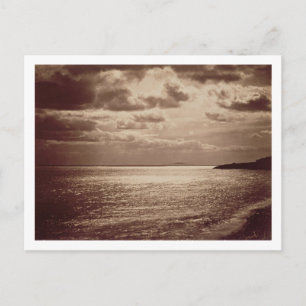 Postal Efecto del sol, Normandía c.1857 (foto de sepia)