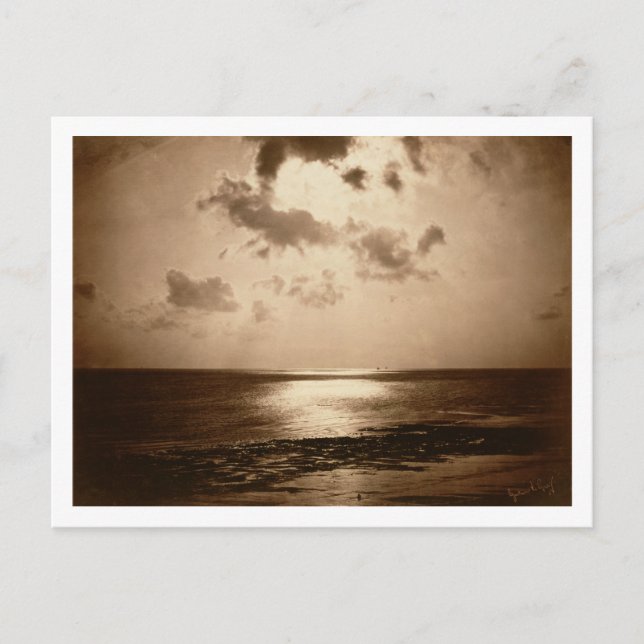 Postal Efecto solar - Océano, 1857 (huella de albúmina de (Anverso)