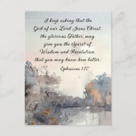 Postal Efesios 1:17 Espíritu de sabiduría y rebelión