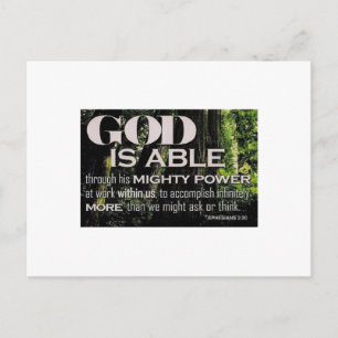 Postal Efesios 3:20