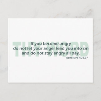 Postal Efesios 4: 26-27