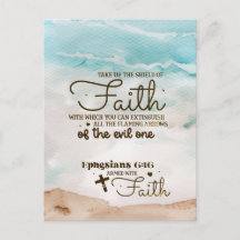 Efesios 6:16 Ocuparse del Escudo de la Biblia Fe