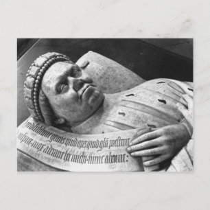 Postal Efigie del Duc Jean de Berry Count of Poitiers