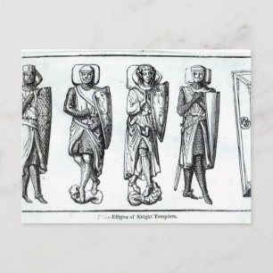 Postal Efigies de Caballeros Templarios