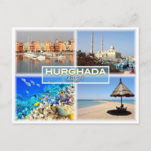 Postal EG Egipto - Hurghada - mar rojo -