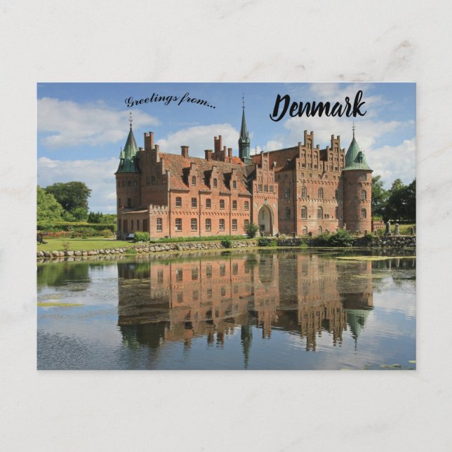 Postal Egeskov Castillo Egeskov Gade Kværndrup Dinamarca (Anverso)
