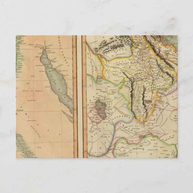 Postal Egipto, Abisinia (Anverso)