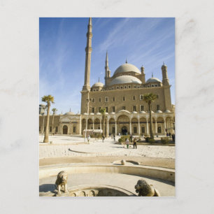 Postal Egipto, El Cairo. La imponente Mezquita de Mohamme