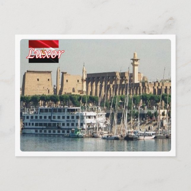 Postal Egipto - Luxor - (Anverso)