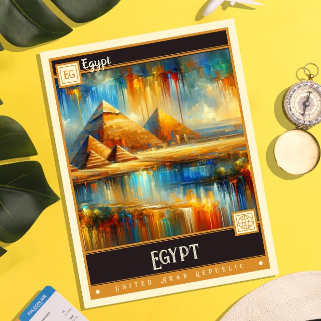 Postal Egipto | Pintura de época (Subido por el creador)
