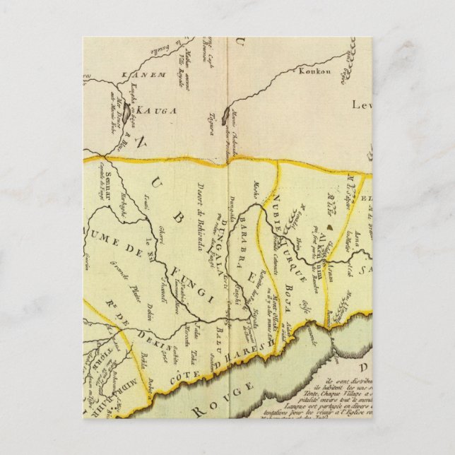 Postal Egipto, Sudán (Anverso)