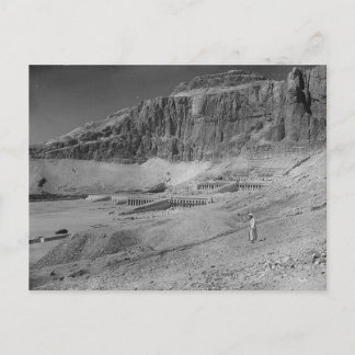 Postal Egipto. Templo de Deir El Bahre, alrededor de 1936