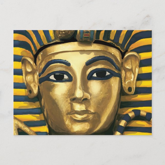 Postal Egipto-Tutankhamun (Anverso)
