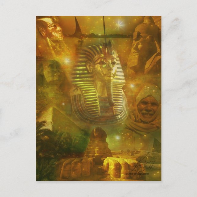 Postal Egipto - Una belleza de Oriente Medio (Anverso)
