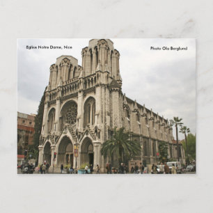 Postal Eglise Notre Dame, Niza, Foto Ol...