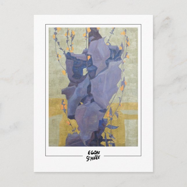 Postal Egon Schiele #159-2 - Bella Artes (Anverso)