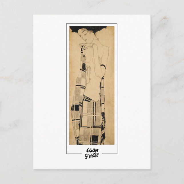 Postal Egon Schiele #175 - Arte Refinado (Anverso)